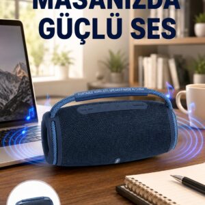 Dış Mekan Uyumlu IPX5 Suya Dayanıklı Kablosuz Hoparlör Yeni Nesil