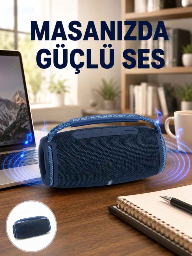 Dış Mekan Uyumlu IPX5 Suya Dayanıklı Kablosuz Hoparlör Yeni Nesil