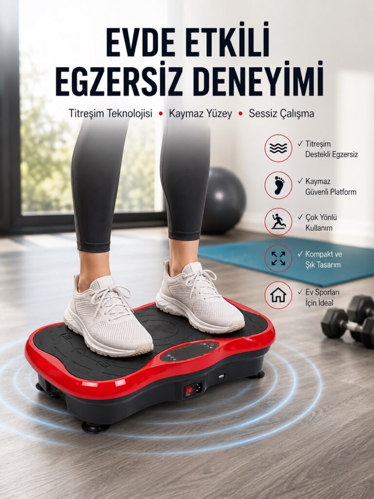 Kas Çalışmasını Destekleyen Titreşimli Egzersiz Makinesi