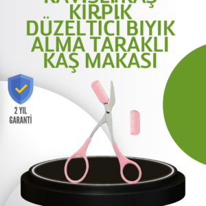 Taşınabilir Kaş ve Kirpik Düzenleme Makası – Ergonomik Tasarım