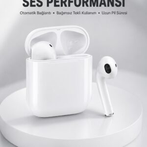 2. Nesil Bluetooth Android ve İOS Uyumlu Kablosuz Kulaklık Çağrı Cevaplama