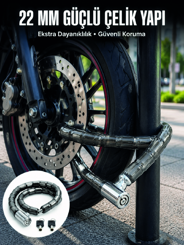 22 mm Kalın Güçlendirilmiş Çelik Yapı ile Maksimum Koruma