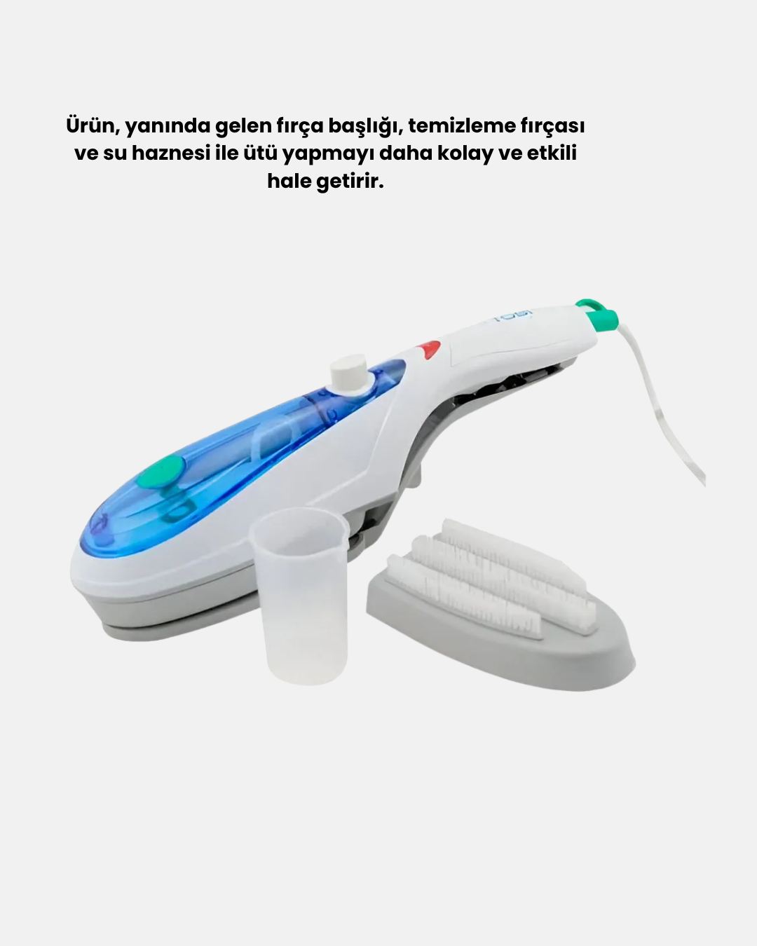 Buharlı El Ütüsü Hızlı Isınan, Koku Giderici, Taşınabilir