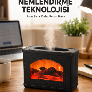 USB Güçlü Ultrasonik Hava Nemlendirici Sessiz Çalışan 270 ml Difüzör