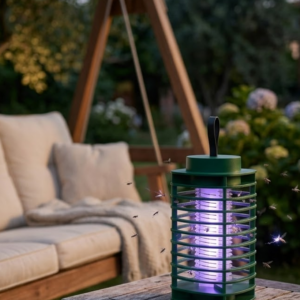 Elektrikli Sinek Öldürücü Lamba UV LED Teknolojili Sessiz ve Etkili