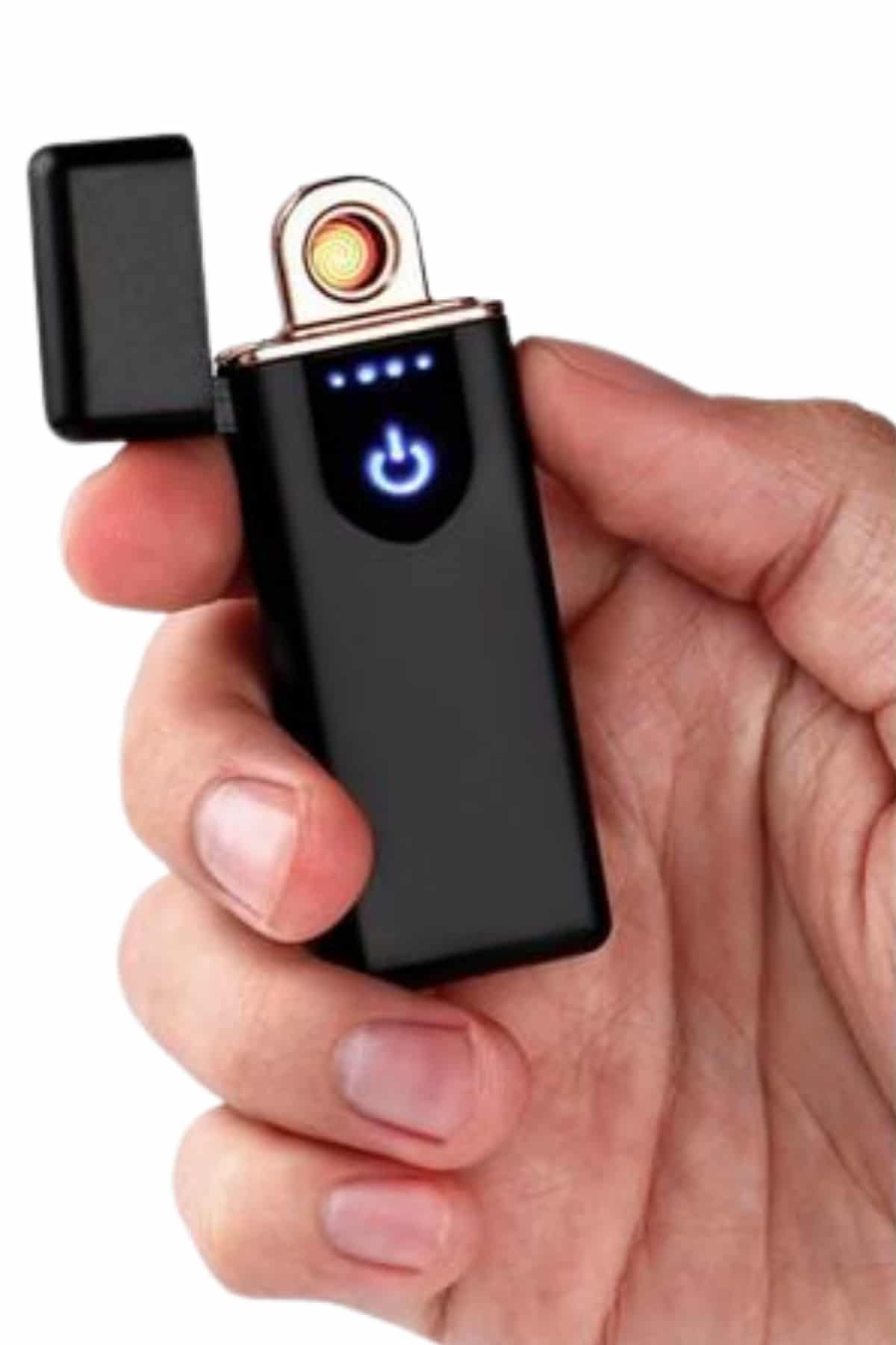 USB Şarjlı Alevsiz Çakmak Elektronik Çakmak Kamp Çakmağı