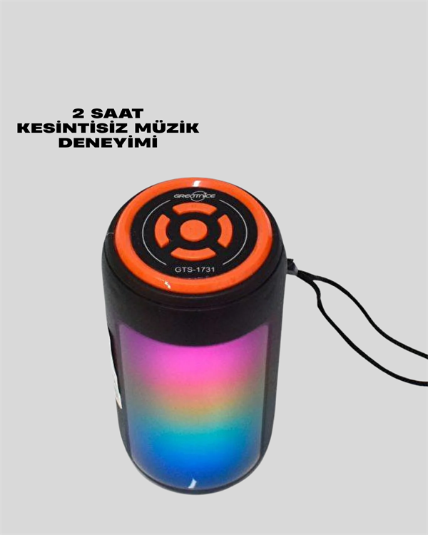 Mini LED Bluetooth Hoparlör GTS 1731 – Çoklu Ortam Desteği ve Hafif Tasarım