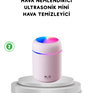 USB Bağlantılı LED Işıklı Hava Nemlendirici – Sessiz ve Kullanıcı Dostu Tasarım