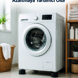 Çamaşır Makinesi İçin 4 Adet Kauçuk Ayak Pedi