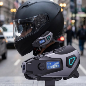 Motosiklet Kask Bluetooth Kulaklık Uzun Pil Ömrü Kamera ve Sesli Komut Destekli