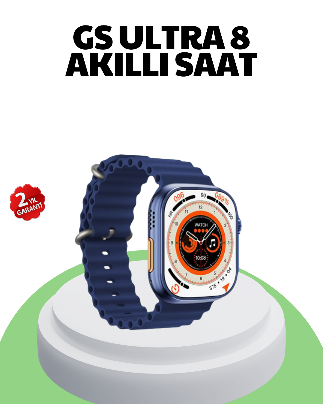 Akıllı Saat 2.05 İnç Su Geçirmez 360 mAh