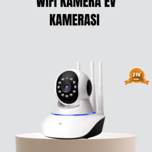 HD IP Kamera – Gece Görüşlü, Hareket Sensörlü, Mobil Takip ve Çift Yönlü Ses