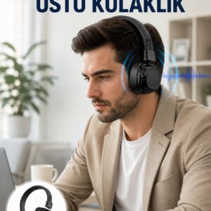 Uzun Süreli Rahat Kullanım İçin Kablosuz Bluetooth Kulaklık Yeni Nesil