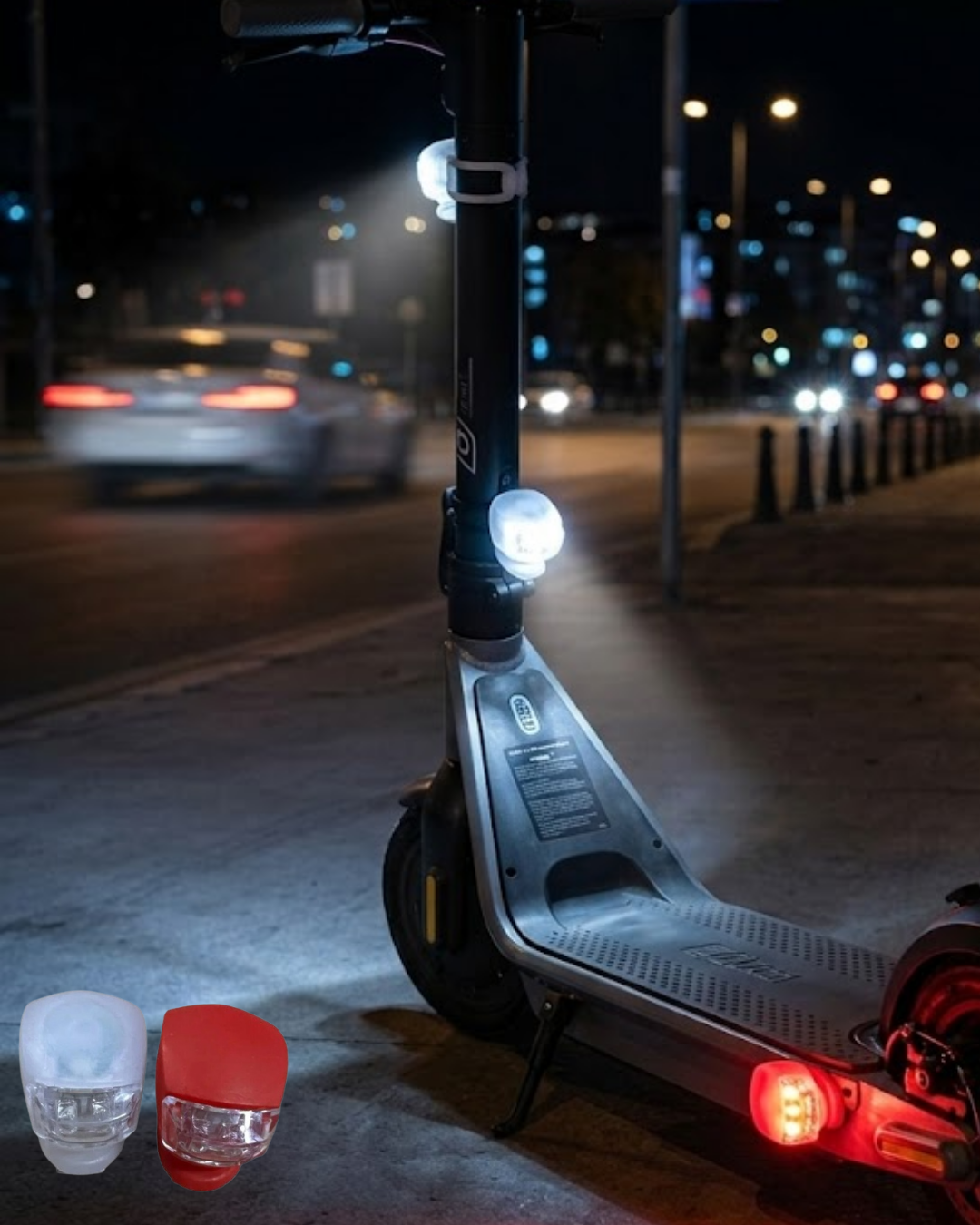 Bisiklet Emniyet Lambası 2li Set Güçlü LED Çakar Işık
