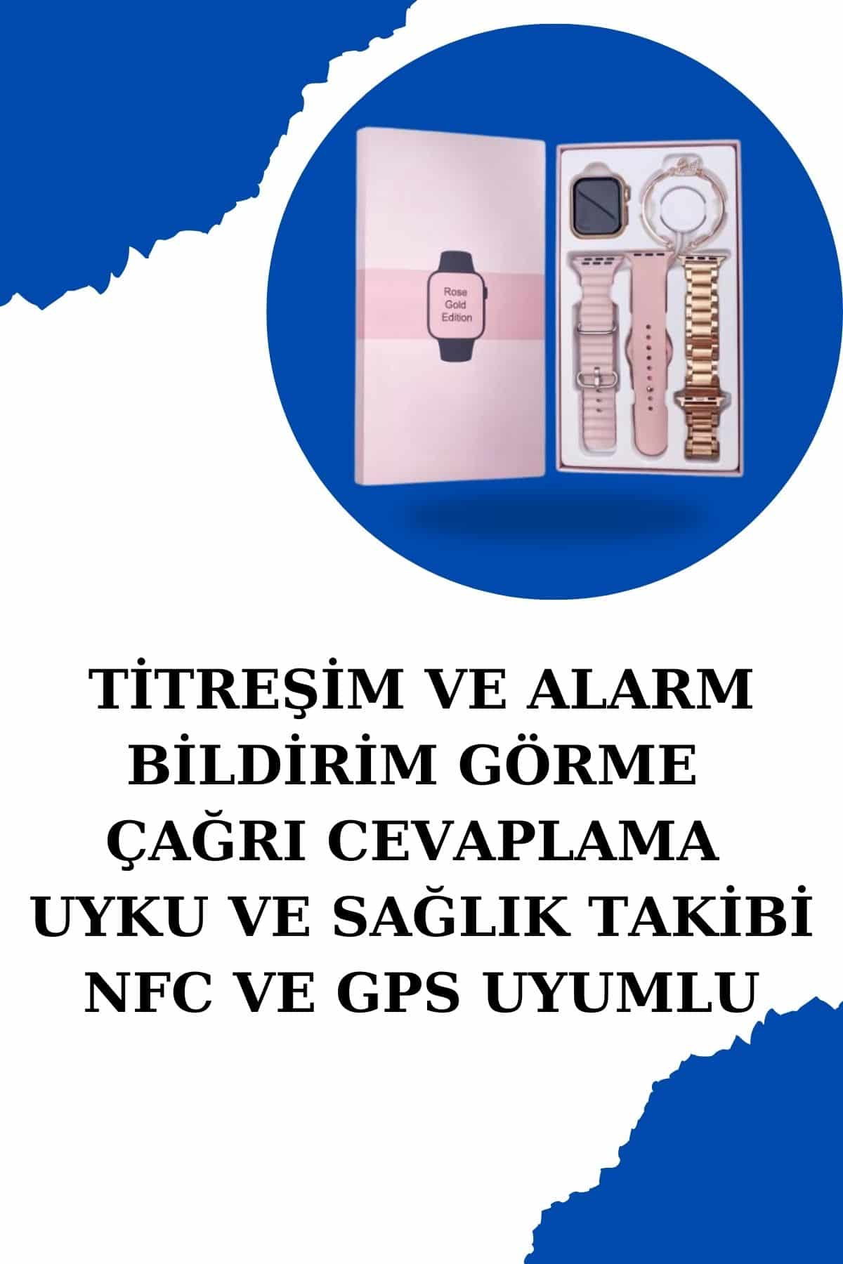 Kadınlar İçin Dokunmatik Ekran Akıllı Saat ve Gamer Kablosuz Bluetooth Kulaklık ANC Özelliği