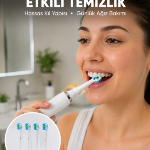 Günlük Ağız Bakımı İçin Nazik ve Etkili Yedek Başlık Seti Yeni Nesil