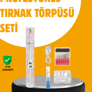 Ergonomik Saplı 20.000 RPM Hız Kontrollü Manikür Pedikür Makinesi