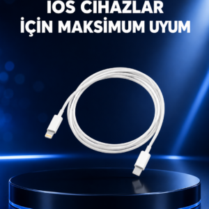 30W Type-C Lightning Hızlı Şarj Kablosu 1.2m iPhone Uyumlu