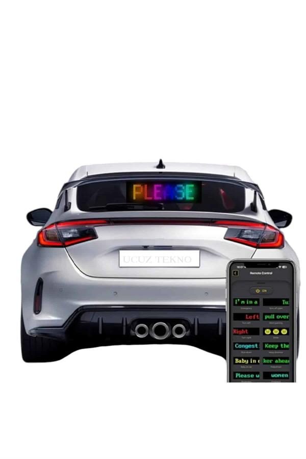 LED MATRİX 16X96 pixel neon ışıklı tüm araçlara uyumlu