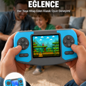 Mini Arcade Oyun Konsolu Hafif Taşınabilir Çocuk Hediyelik
