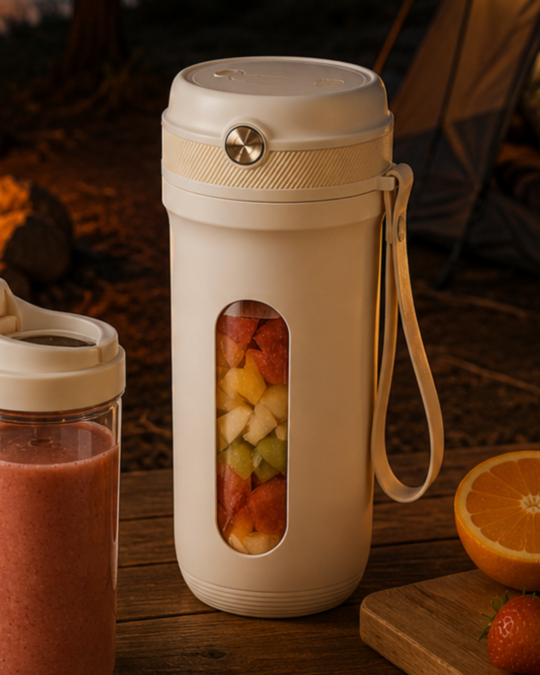 Kablosuz Taşınabilir Blender Güçlü Motorlu Meyve Sıkıcı ve Smoothie Hazırlayıcı