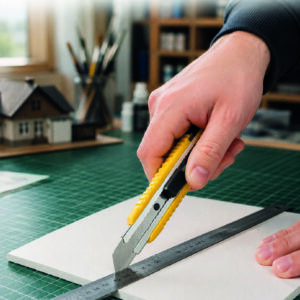 5 Adet Metal Falçata Seti Ergonomik Saplı Çelik Maket Bıçağı Koli Ambalaj PVC Kesici