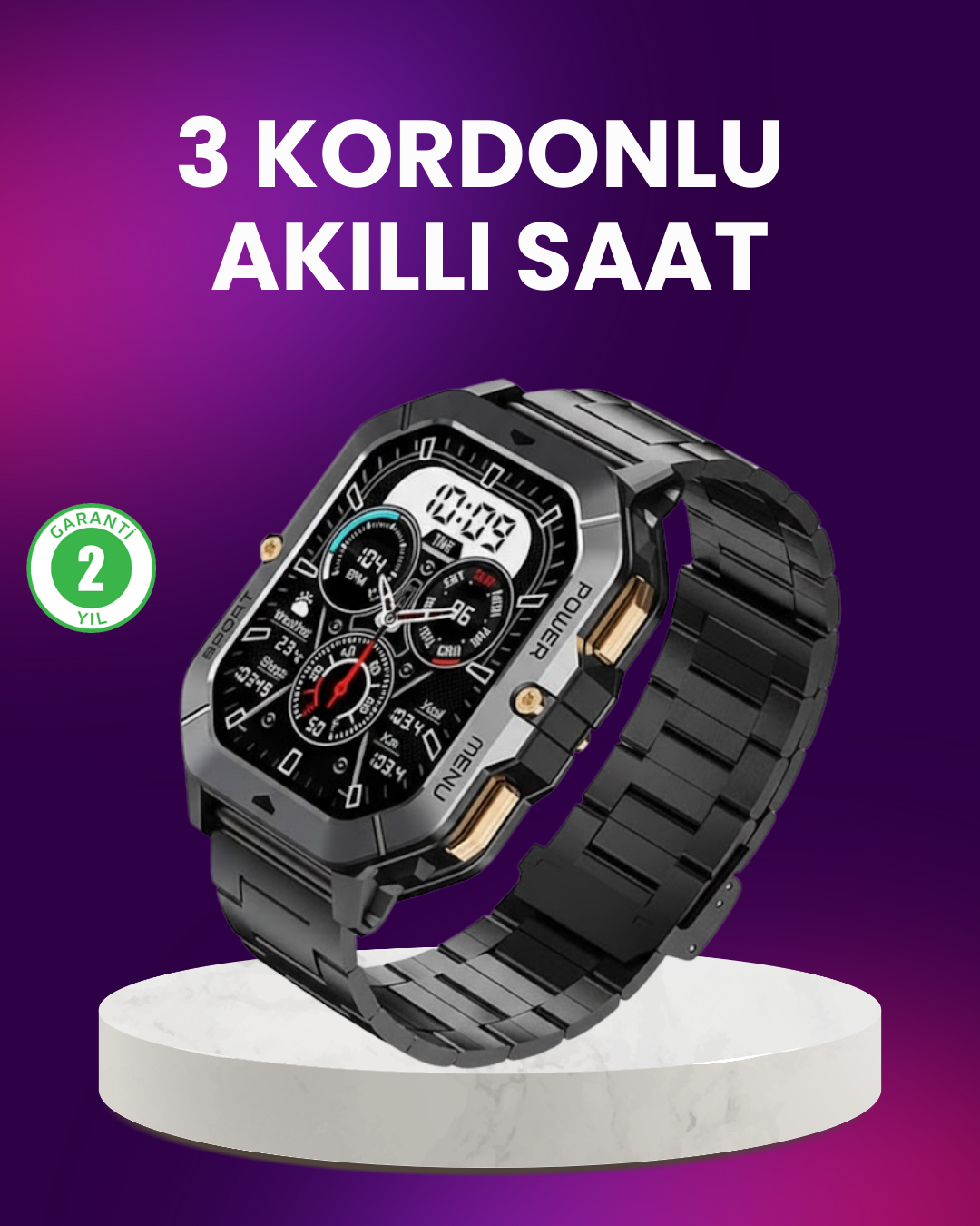 Bildirim ve Spor Takipli Akıllı Saat