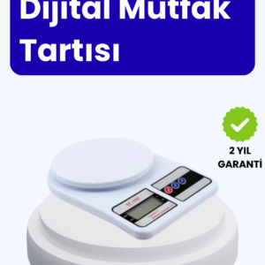Dijital Mutfak Terazisi 10kg Kapasiteli 1g Hassasiyetli