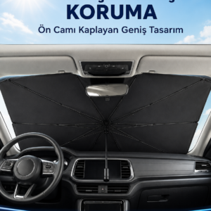 Mini Cooper, Fiat 500, Smart Fortwo, Hyundai i10, Kia Picanto Uyumlu Oto Şemsiye Yeni Nesil