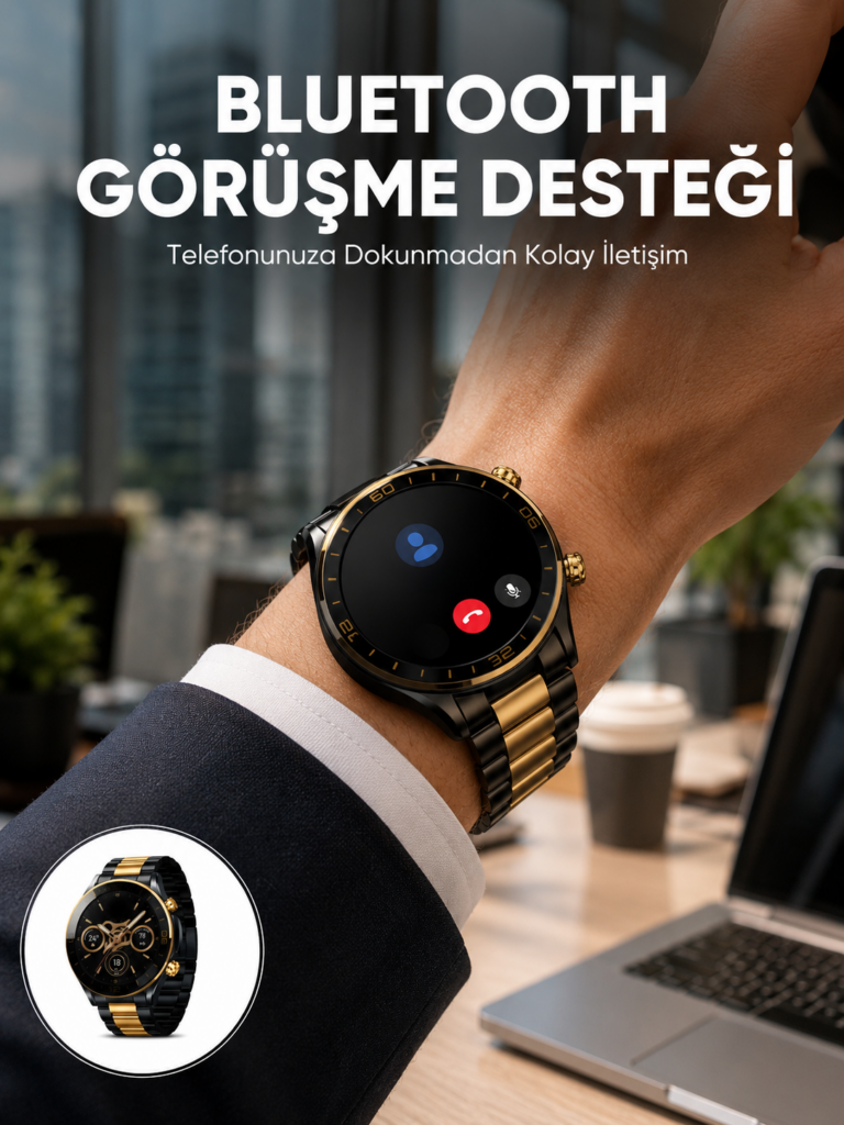 Amoled Ekran Akıllı Saat Uyku Nabız Adım Ölçer Su Geçirmez Yeni Nesil