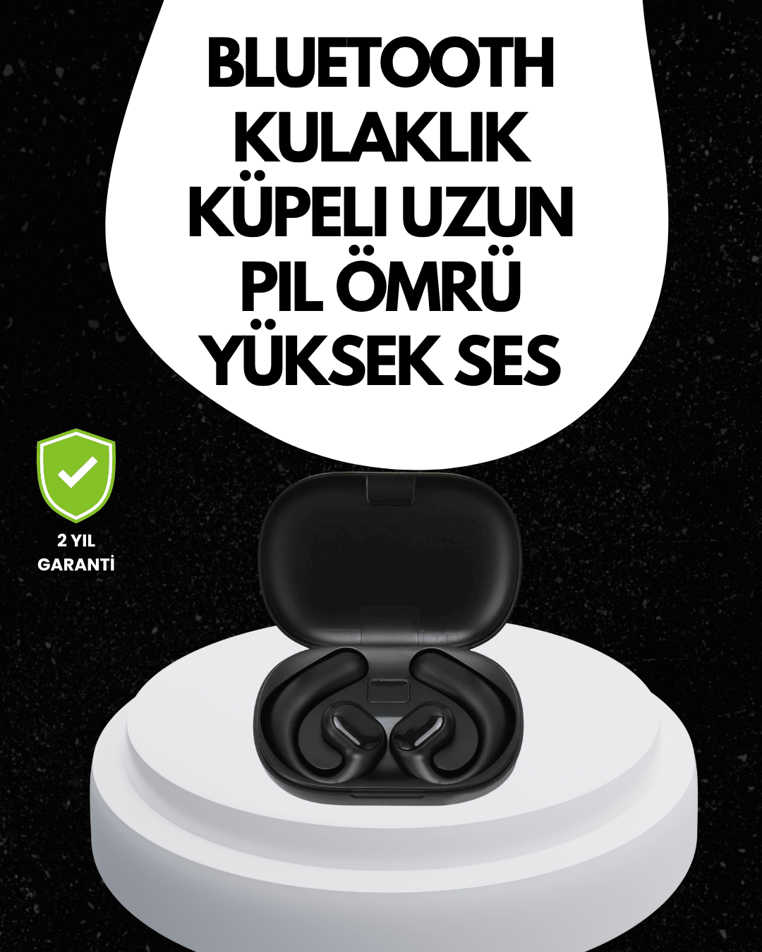 Kulağa Temas Etmeden Konforlu Kullanım – Yeni Nesil Bluetooth Kulaklık