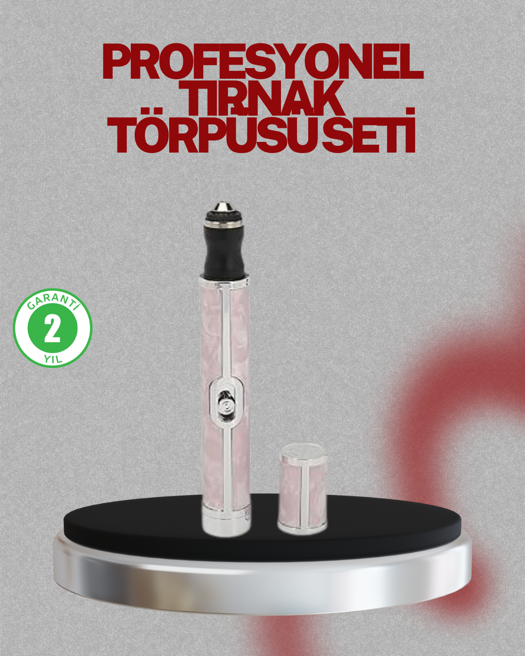 Taşınabilir Elektrikli Tırnak Törpüsü 500 mAh USB Şarjlı Manikür Cihazı