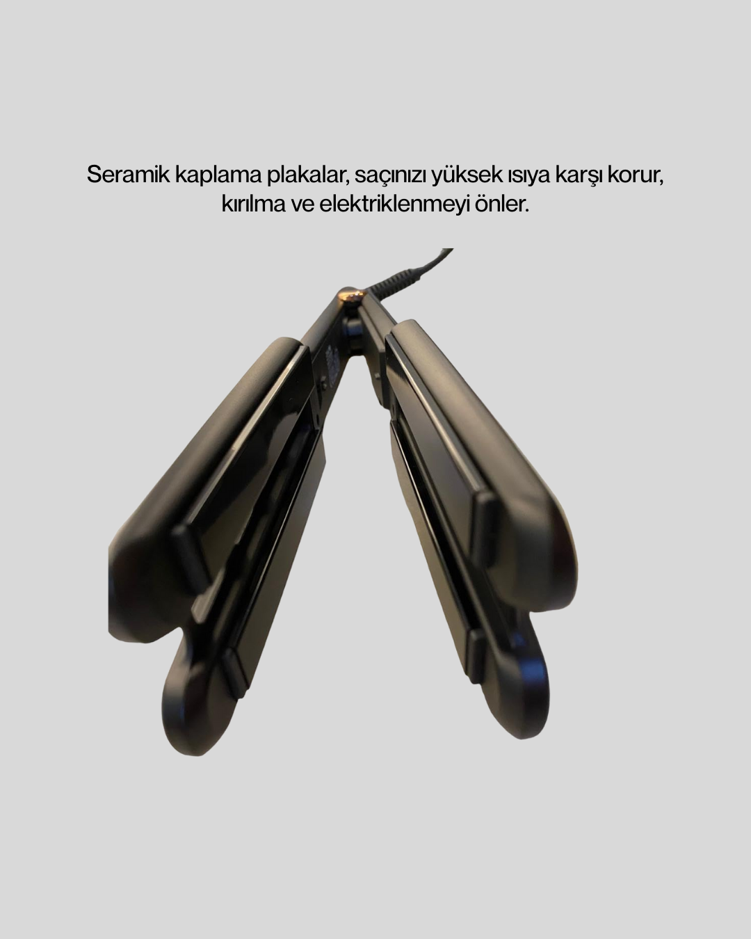 Seramik Plakalı Daling Saç Düzleştirici Kırılma ve Dolanma Önleyici Yeni Nesil