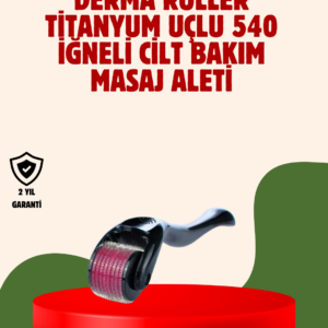 Dermaroller 1 mm Akne İzleri ve Çatlak Giderici Cilt Bakım Aleti