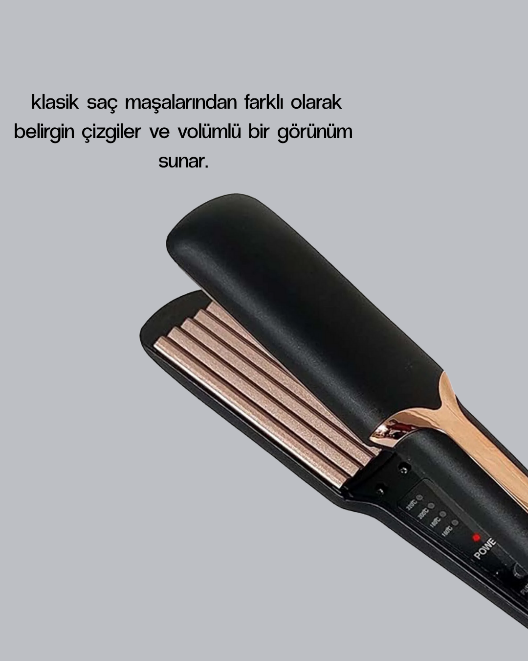 Tost Model Saç Şekillendirici Hızlı Isınan Isı Ayarlı