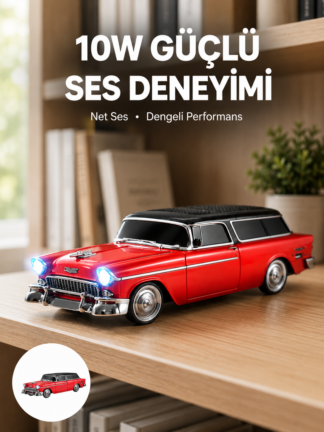 TWS Destekli FM Radyo ve USB Girişli Hoparlör