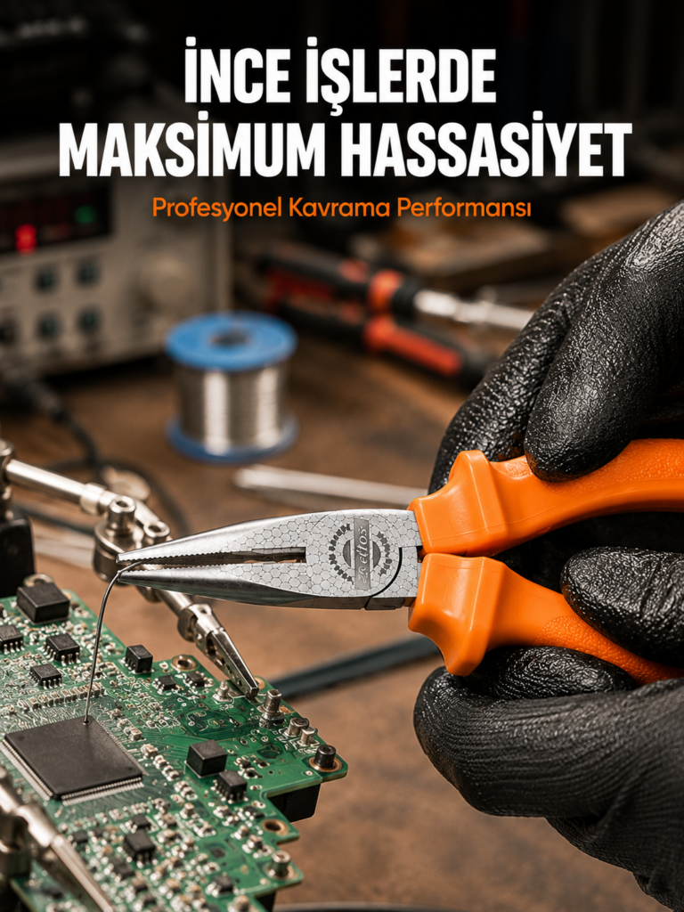 Ergonomik Saplı Profesyonel Kargaburun Dayanıklı Dövme Çelik Gövde