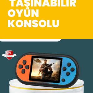 520 Oyunlu Mini Oyun Konsolu HD LCD Ekranlı