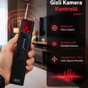 Gizli Kamera, GPS ve RF Sinyal Tespit Cihazı