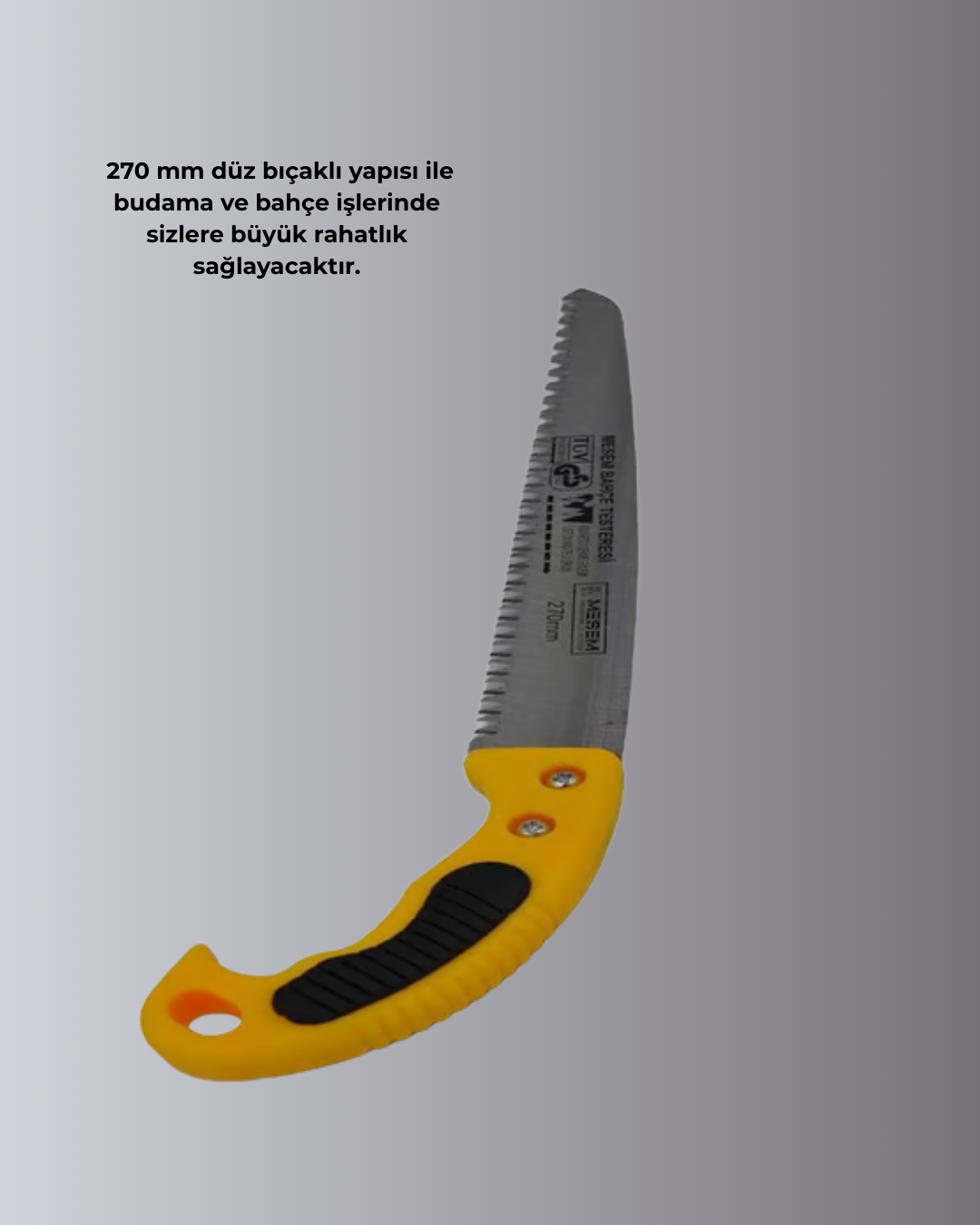 KILIFLI DÜZ BIÇAKLI TESTERE 270MM