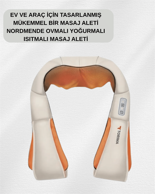 Ovmalı Isıtmalı Elektrikli Masaj Aleti – Boyun, Sırt, Bel, Omuz ve Bacak İçin Profesyonel Masaj Aleti