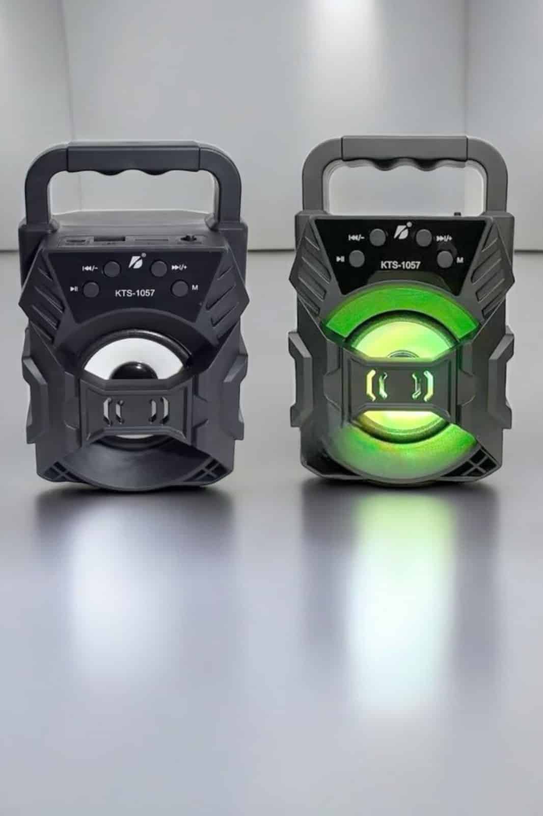 Taşınabilir Bluetooth Hoparlör Led Işıklı Uzun Pil Ömrü