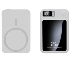Taşınabilir Şarj Magsafe Powerbank 10.000 mAh Hızlı Şarj Led Göstergeli Kablosuz