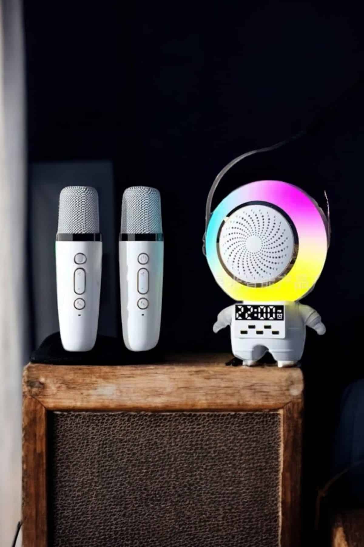 Çocuklara Özel Kablosuz Bluetooth Bağlantılı Karaoke Mikrofon