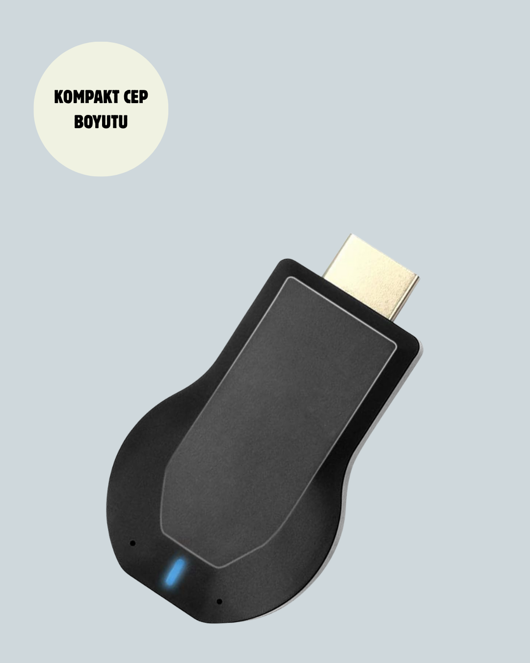 HDMI Kablosuz Ekran Alıcısı – iOS, Android,PC Uyumluluğu