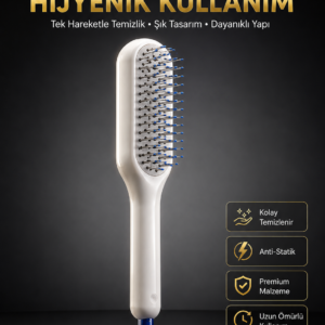 Yeni Nesil Saç Fırçası Saç Derisini Ölü Derilerinden Arındırır Kolay Temizlenen
