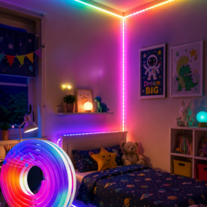 16 Milyon Renk RGB Neon Şerit Led İç ve Dış Mekan Dekor Işığı
