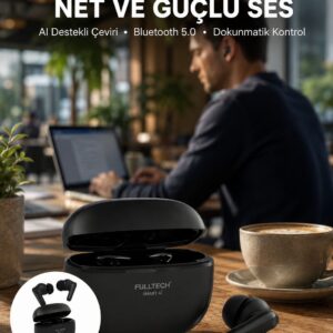 Akıllı Çeviri Destekli Bluetooth Kulaklık Profesyonel Ses Deneyimi Yeni Nesil