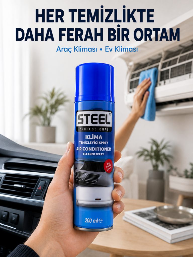 Klima ve Araç Havalandırma Temizleyici Sprey