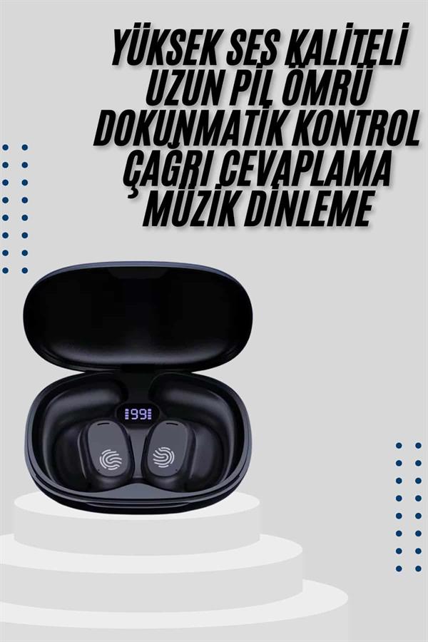 Kablosuz Küpeli Kulaklık Aktif Gürültü Önleyici Dokunmatik Kontrol